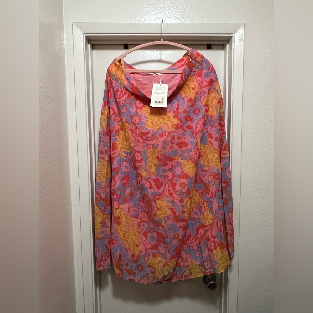 Sezane Multicolor Patterned Skirt